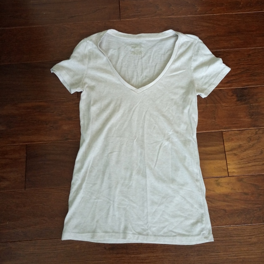 WetSeal tan vneck top